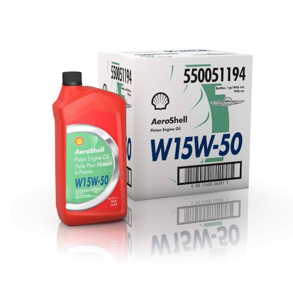 Caixa de Óleo Aeroshell 15W50